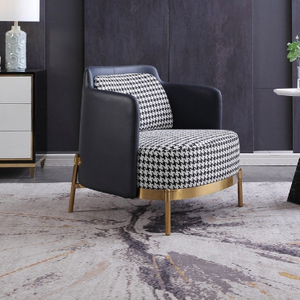 <span class=keywords><strong>Oro</strong></span> placcato in acciaio inox <span class=keywords><strong>gambe</strong></span> lino imbottita <span class=keywords><strong>poltrona</strong></span> - Product Image 4