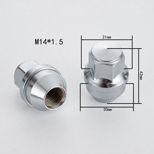 Écrous de roue en acier inoxydable ACPA1012KXA 5196786 pour Ford Transit Mk8, finition argentée, pour remplacement et réparation - Product Image 2