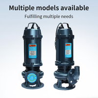 Pompe centrifuge submersible de traitement des eaux usées à haute pression du fabricant, avec broyeur de déchets, 1,1 kW, 1,5 CV, garantie 2 ans