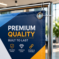 Pancarta de Malla de PVC Personalizada OEM de Fábrica, Impresión Publicitaria de Gran Formato para Exteriores, Resistente a los Rayos UV, Impermeable, para Cercas, EE. UU., Reino Unido, Europa