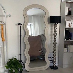 Miroir à cheveux ondulé, miroir de maquillage, miroir de beauté, adapté aux salons de beauté, aux salons de coiffure, aux magasins de vêtements et aux foyers - Product Image 6