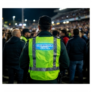 Gilet de sécurité lumineux EL pour patrouille et service nocturnes. Lumière EL active, la nuit ne tient pas compte du temps, mais votre sécurité est éclairée. Rechargeable - Product Image 1