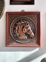 Murs en métal sur mesure de grande taille, plaques et statues en bronze bouddhiste basées sur des designs fournis