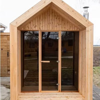 Sauna à bois en pin, prix avantageux, installation facile, commande automatique, pour 4 à 6 personnes