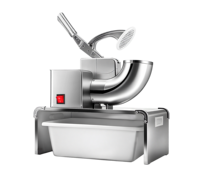 Broyeur à glace électrique de haute qualité, professionnel, en acier inoxydable, machine à glace pilée, moteur 350W, capacité 100kg/h, pour usage domestique et hôtelier