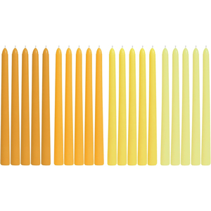 Beeswax Church Prayer Taper Candles for Holiday Weddings & Home Decoration - Product Image 1