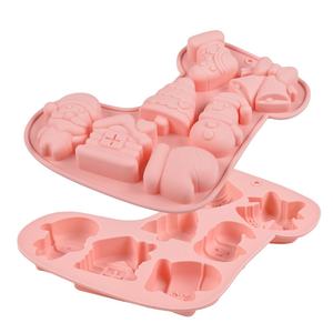 Molde De Pastel De Fondant De Navidad En Forma De Papá Noel 3d, Moldes De Silicona Para Dulces Y Chocolate Para Decoracion De Pasteles De Fiesta De Cumpleanos De Navidad Yongsheng