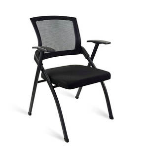 Ghế họp hiện đại có thể gập lại phòng hội nghị ghế đào tạo khách truy cập văn phòng chờ đợi khách ghế mà không có bánh xe - Product Image 2