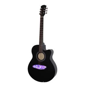 A buon mercato cina OEM/ODM <span class=keywords><strong>chitarra</strong></span> elettrica 40 pollici nero tramonto <span class=keywords><strong>chitarra</strong></span> acustica nera <span class=keywords><strong>chitarra</strong></span> <span class=keywords><strong>classica</strong></span> con <span class=keywords><strong>4</strong></span> band pickup - Product Image 3