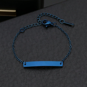 Pulseras Grabadas Personalizadas de Acero de Titanio para Mujeres y Niños, Brazalete con Texto Personalizado - Product Image 4