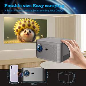 Mini proyector de vídeo HiCyber Best HY350 Full HD 1080P 4K Android 11 Home Theater portátil Auto Keystone LCD proyector - Product Image 4