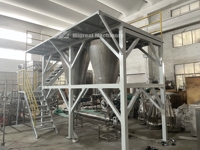 Mélangeur à double vis haute performance pour les applications de fabrication de pré-mélanges à pain, pré-mélanges à gâteaux et poudres de boissons instantanées