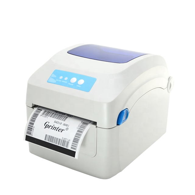 GP-1324D 4 Inch 200 High Speed Thermal Mini Receipt Printer Express Shipping Waybill Label Printer for Barcode Model 4x6