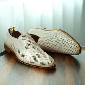 Leather Pointed <b>Toe</b> Business Casual Shoes Autumn British Luxury DesignerMen's Breathable Lightweightmens Leather Dress Shoes - Product Image 6