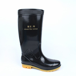 Botas de Lluvia de Alta Gama para Hombre Pilot Tree, 37 cm, Resistentes al Aceite, Ácidos y Álcalis, con Suela de Goma, Color Negro - Product Image 5