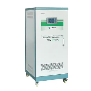 MINGCH 3เฟส220V 380V 440V AVR 300Kva 200Kva 120KVA 100Kva อัตโนมัติแรงดันไฟฟ้า Regulator 100 KVA อุตสาหกรรม Stabilizer 90KVA