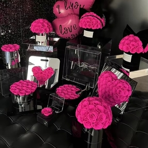 Rosas Naturales Preservadas al por Mayor para el Día de San Valentín 2025, Flores Artificiales en Caja, Flores Eternas e Inmortales - Product Image 3