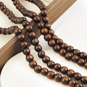 <span class=keywords><strong>Rosario</strong></span> Católico de Cuentas de Madera Natural en Oferta y Conjunto de Pulsera Infantil Hecha a Mano con Colgante de Cruz Religiosa - Product Image 5