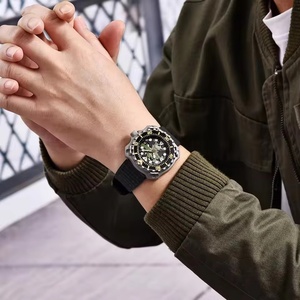 Montre mécanique pour homme PAGANI DESIGN YN009, design camouflage, cadran ajouré, automatique, 200 m, montre de plongée sportive, cadeau - Product Image 5