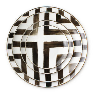 <span class=keywords><strong>Vaisselle</strong></span> créative en porcelaine osseuse, ensemble d'assiettes, bol, bordure en or blanc, céramique, ensemble <span class=keywords><strong>de</strong></span> <span class=keywords><strong>vaisselle</strong></span> haut <span class=keywords><strong>de</strong></span> gamme à motif <span class=keywords><strong>de</strong></span> <span class=keywords><strong>carrefour</strong></span> - Product Image 2