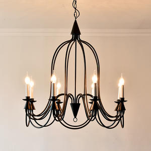 Простая подвеска в американском стиле в стиле кантри в стиле ретро, элегантная свеча, осветительная арматура для гостиной, столовой, кабинета, лестницы - Product Image 1