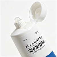 Étiquettes de tubes résistantes à l'huile, autocollants imprimés en PET imperméables pour tubes de gel et emballages de soins personnels, fournis par l'usine Haoxuan