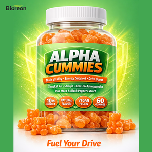 Gomitas Alfa 10 en 1 con Musgo Marino 1600mg, Aceite de Semilla Negra, Sin Azúcar, Suplementos Herbales para Adultos, 60 Unidades - Product Image 2