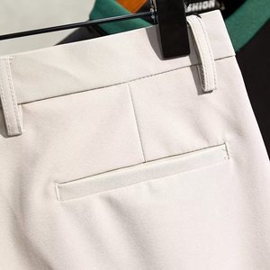 <span class=keywords><strong>Pantalon</strong></span> pour homme, <span class=keywords><strong>pantalon</strong></span> <span class=keywords><strong>de</strong></span> <span class=keywords><strong>costume</strong></span> décontracté noir pour homme, printemps et automne, sans repassage - Product Image 5