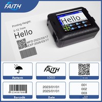 Printer Inkjet Mini Kompak untuk Mencetak Label Tanggal pada Kemasan Makanan, Kotak Karton; Pengkodean Kode Semprot Genggam