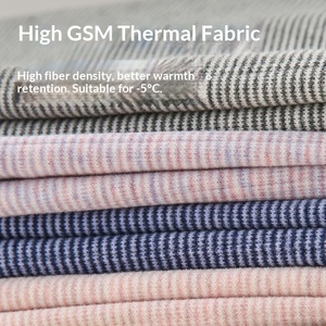 <span class=keywords><strong>Legging</strong></span> rayé <span class=keywords><strong>thermique</strong></span> en polyester double couche épais doublé polaire pour garçons, uniforme scolaire automne-hiver pour enfants - Product Image 2