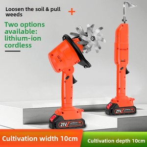 Mini-motoculteur, <span class=keywords><strong>batterie</strong></span> au lithium, portatif, petit motoculteur rotatif agricole, pour creuser des fossés, <span class=keywords><strong>scarificateur</strong></span>, machine domestique de désherbage et de travail du sol - Product Image 3