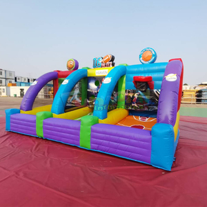 Wholesale outdoor kids jeux gonflablesids ball goals <b>games</b> 3 in 1 carnival <b>game</b> set - Product Image 2