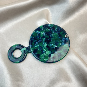 Vente en gros petit miroir <span class=keywords><strong>de</strong></span> poche élégant multicolore acétate délicatesse portable filles bande <span class=keywords><strong>de</strong></span> couverture rétro miroirs <span class=keywords><strong>de</strong></span> maquillage - Product Image 4