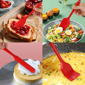 Pastry Utensils <b>Baking</b> Set <b>Silicone</b> Spatulas Set - Product Image 5