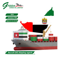 Ddp expédition agent en douane entreprises de logistique expédition à bas prix de la Chine aux Émirats arabes unis Service de courrier Dubai mer Ddp expédition coût du fret