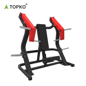 Máquina de prensa de pecho TOPKO, máquina de prensa de Banco de 1050LBS con brazos convergentes independientes, Banco de inclinación plana ajustable para pecho - Product Image 4