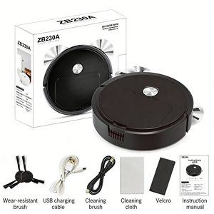 Mini Aspirateur Robot Intelligent Sans Fil Écologique pour Nettoyage Humide et Sec, Machine de Balayage Domestique à Prix Abordable (Version UE) - Product Image 1