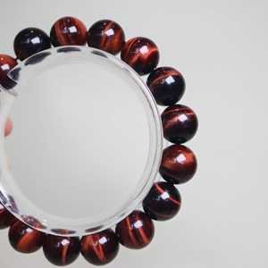 קריסטלי אבן עין הנמר ייחודיים יישור אנרגיה אדום עין הנמר צמיד קוורץ משפר את האומץ תכשיטי הפעלת צ'אקרות - Product Image 4