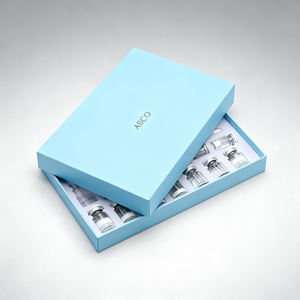 Custom Uv Coating <span class=keywords><strong>Bulk</strong></span> Goedkope Lege Kraft Kartonnen Papieren Doos Medicijn Vierkant Mat Lamineren Chirurgische Maskers Infusies Parfums - Product Image 4