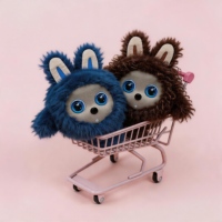 RG-AI-K01 Mini Robot Lapin en Peluche Intelligent Jouet Électronique pour Cadeaux de Fêtes