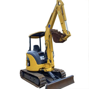 Excavadora de cadenas Komatsu PC30MR con cucharón de 0.07m, peso de 3000kg, motor de 21kW, microexcavadora de giro cero. - Product Image 1