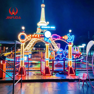 <span class=keywords><strong>Tren</strong></span> de Parque Temático al Aire Libre con Diseño de Acero Estilo París con Luces LED Brillantes para Uso en Centros Comerciales - Product Image 3