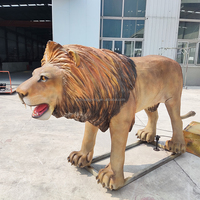 Safari Park Vivid Realista Fábrica profesional para tamaño real Animatronic Animal Rinoceronte Escultura para la venta