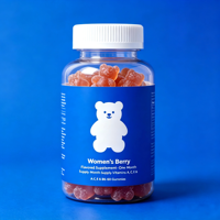 Complément alimentaire aromatisé aux baies pour femmes OEM - Vitamines A, C, E et B6 - 60 gommes