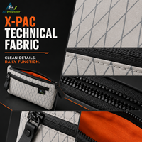 Dompet X-PAC Berkualitas Tinggi Tahan Air Bahan Nilon Unisex Tas Tangan Minimalis Motif Huruf Multifungsi Penyimpanan Peralatan Ber-resleting