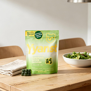 Gomitas de Superalimentos Verdes OEM/ODM, 28 Unidades Diarias # Suplemento Dietético Multivitamínico Superfood de la Marca Greens, con un Sabor Dulce y Fresco - Product Image 4