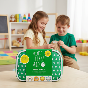 Mini Botiquín de Primeros Auxilios de 90 Artículos, Botiquín de Primeros Auxilios para Niños, para Auto, Hogar, Oficina, Viajes y Campamentos, Ideal para Bebés y Niños - Product Image 1