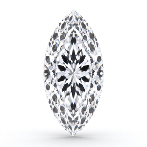 Diamant de laboratoire portugais de qualité supérieure, taille marquise, blanc étincelant, excellente taille pour la fabrication de bijoux fins - Product Image 3