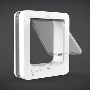 Puerta Inteligente para Mascotas con Cierre de Inducción RFID, Diseño Cuadrado - Control de Entrada/Salida para Perros y Gatos, Bajo MOQ - Product Image 1