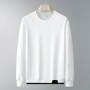 Logo personnalisé pull lourd hommes automne 2025 nouvelle jeunesse épaule ample col rond coréen à manches longues confortable décontracté - Product Image 5